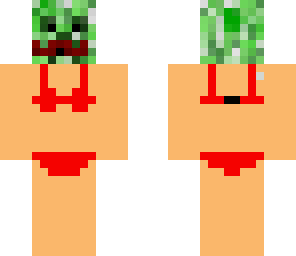 creeper man in a binkini