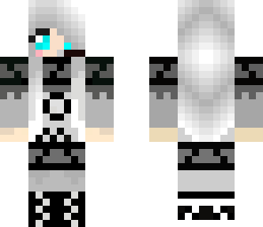 girl in black and gray zombies clothes