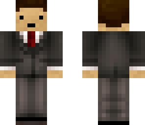 bill in a suit