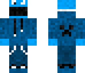 the cookie monster in ligthblue