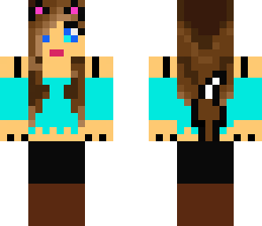 blue wolf girl