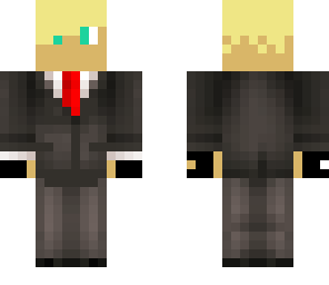 blonde tux