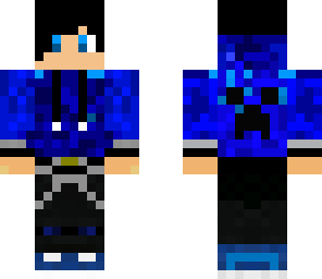 blue minecrafter