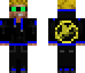 hunger games blue with glasses