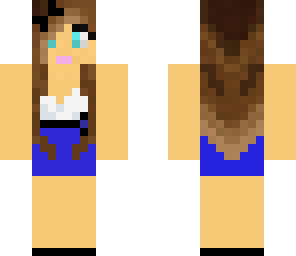 girl in blue prom dress updated