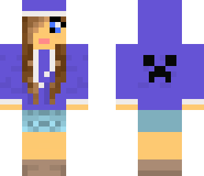 purple creeper girl