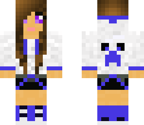 creeper girl blue