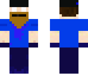 wintered herobrines son with a beard
