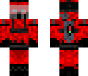 red hazmat guy