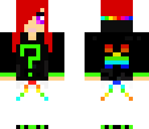 rainbow creeper with headphones