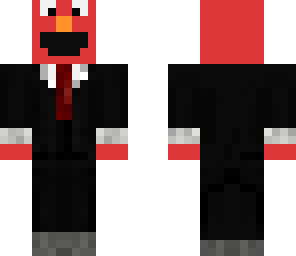 elmo con traje