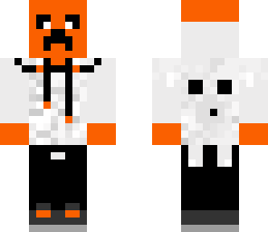 orange creeper with hoodie