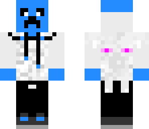 blue creeper with hoodie