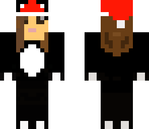 panda girl santa