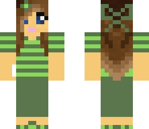 cool green girl