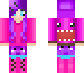domo girl in purple