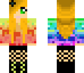 rainbow girl edit
