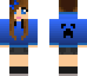 blue creeper girl