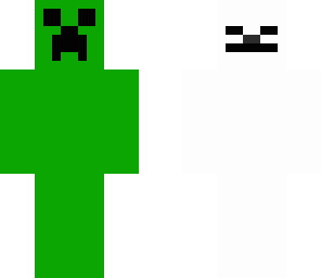 half creeper half skeleton