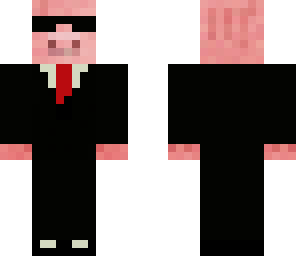pig in a suit