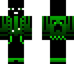smyling green enderman