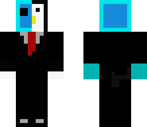 penguin slime in a suit