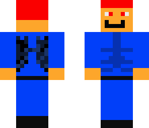 blue boy black wings
