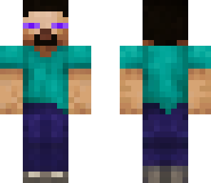 steve with ender eyes