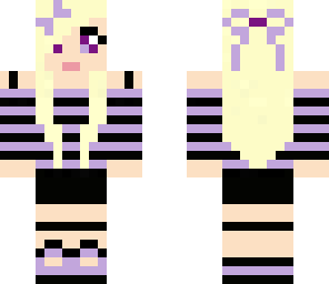 purple cute girl
