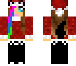 christmas rainbow wolf