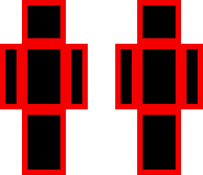 black e red