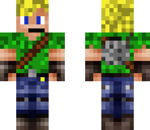 blonde hunter with no facemask