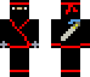 ninja with weapons