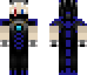 worrior in enderdragon blue