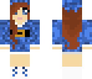 blue christmas girl