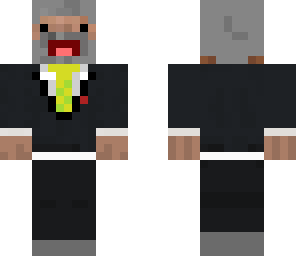 old man tuxedo skin