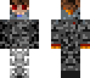 armored minecraft warrior
