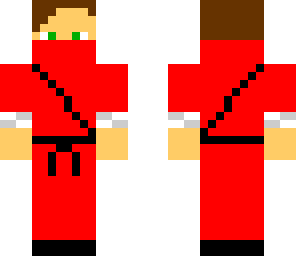 red ninja boy