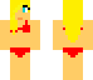 red bikini girl