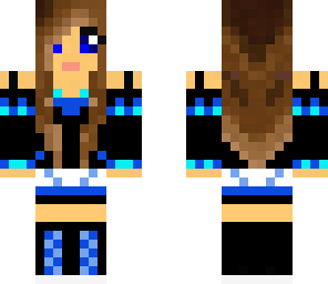 blue girl