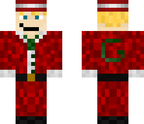 santa grin