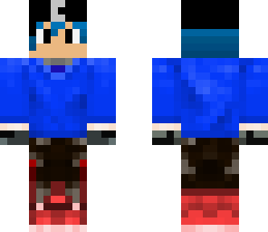 normal minecraft blue