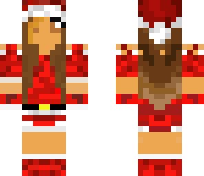 christmas girl brown
