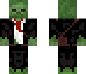 zombie adventurer in a suit