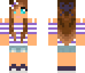 purple summer girl