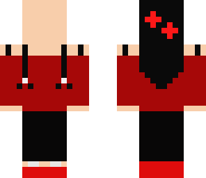 black and red girl