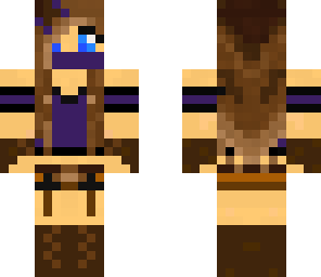 purple assasin girl