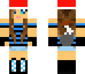 christmas wolf girl