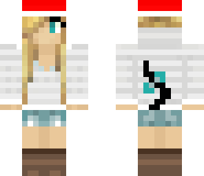 santa kitty girl