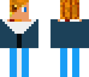  me in a blue leather jacket